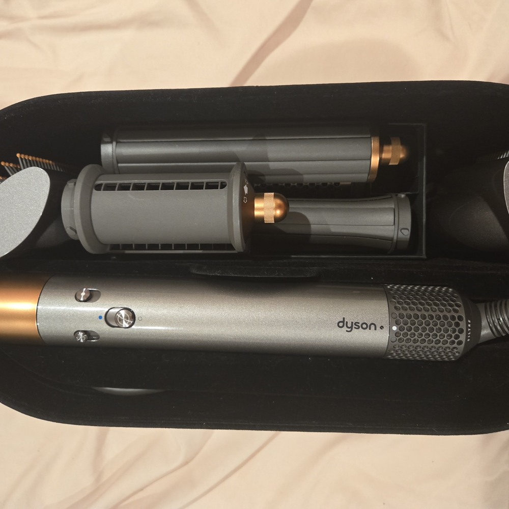 Dyson Silver and Gold Hair Styling Set